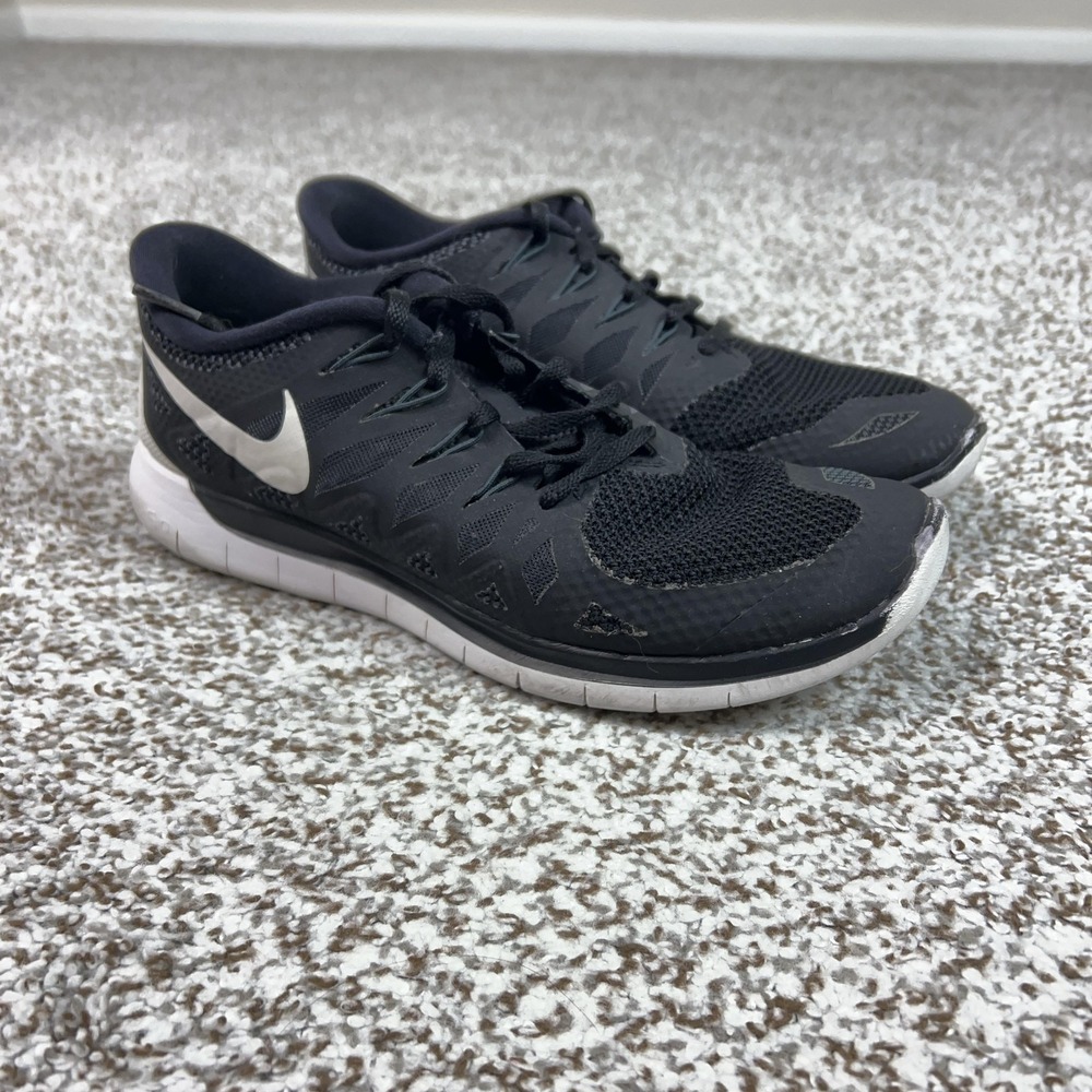 Nike Free 5.0 Shoes Womens Size 9.5 Black Running Lightweight Sneakers Gym